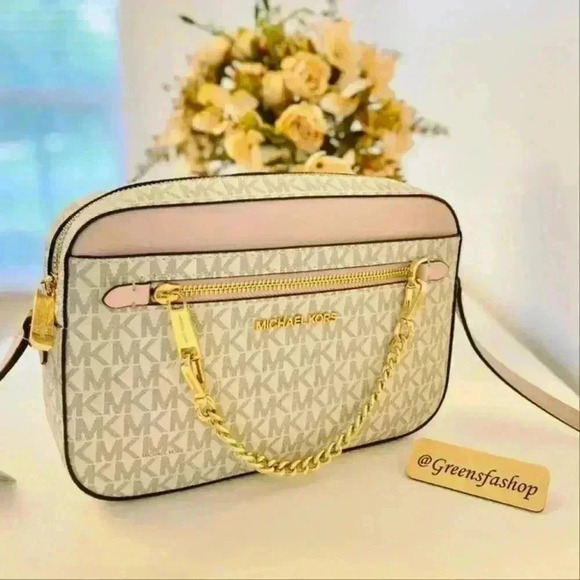 Michael kors purse Jet Set Large East/West Zip Chain crossbody bag new - Picture 2 of 11